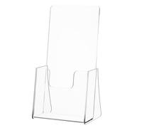 Outanaya Pamphlet Display Stand Acrylic Pamphlet Stand High Transparency Clear Display Stand for Exhibitions and Malls
