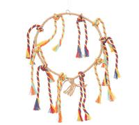 Outanaya Parrot and Cockatiel Bird Hammock with Rope Material for Convenient Hanging and Dental Oral Care, Suitable for Indoor Birdcage Accessories and Summer Or Autumn Use