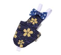 Outanaya Parrot Diaper Medium Size with Tibetan Golden Flower Pattern, Reusable Soft Bird Nappy for Pet Birds, Lightweight Flying Suit for Cockatiels and Budgerigars