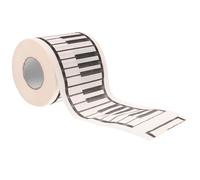 Outanaya Piano Pattern Printed Toilet Paper Roll, 1-ply Soft Tissue Toilet Roll with Creative Music Design, Novelty Bathroom Tissue for Home and Party Use