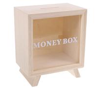 Outanaya Piggy Bank for Adults and Practical Cash Saving Box with Open Design Coin Jar for Developing Savings Habits Simple Chic Money Storage for Home and Office