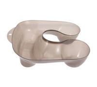 Outanaya Plastic Dye Neck Tray Hair Washing Tray Practical Grooves Design Easy to Use for DIY Hair Dying and Salon Hairdressing PVC Material Comfortable Neck Rest for Hairdressers