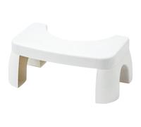 Outanaya Plastic Foot Step Stool for Bathroom and Home Use, Anti-Slip Multi-Purpose Toilet Step Stool Made of Sturdy Plastic, Lightweight and Portable Footstool for Adults