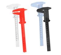 Outanaya Plastic Vernier Calipers for Measuring Tool 0-150mm 4pcs Measuring Instruments High Precision Versatile Design Easy to Carry Portable Home and Professional Use
