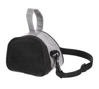 Outanaya Portable Oxford Cloth Guinea Pig Carrier Bag for Small Pets Hamster Rat Hedgehog Adjustable Shoulder Strap Breathable Travel Tote in Grey Small Size Suitable for Outdoor Use