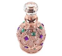 Outanaya Portable Refillable Mini Perfume Bottle 15ml Rose Gold Spray Empty Fragrance Dispenser Travel Pocket Glass Bottle for Essential Oils and Perfume Sample Storage
