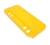Outanaya Practical with Simple Design Style and Hive Management Yellow Plastic Hive Scraper Tool Versatile Honey Bucket Scraper and Uncapping Tank Lid Holder for Beekeeping Work