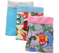 Outanaya Printed Cotton Pet Snuggle Sack for Guinea Pig and Hamster Multi-purpose Sleep Sack for Pet Carriers and Travel with Lovely Colour and Cute Design Style Color