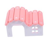 Outanaya PVC Hamster House Small Animal Hideout for Guinea Pigs Rabbits Chinchillas Wear-resistant Nest with Cute Design for Play Rest and Eating
