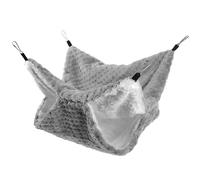 Outanaya Resting Pet House Resting Hammock Warm Fun Double-layer Flannel Hammock Creative Attractive Look Can Be Installed in Cage for Small Pets Rats Family and Friends Who Have Hamsters