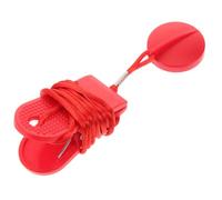 Outanaya Running Machine Safety Key Treadmill Magnet Security Replacement Portable Easy to Use Red Abs Plastic Lock for Treadmill Users Professional and Home Use