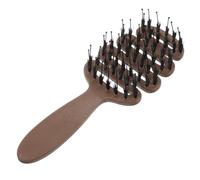 Outanaya Scalp Massage Brush for Curly Straight Short Hair Soft Boar Bristles Fluffy Hair High Crown Comb Versatile Gentle Styling Tool for All Occasions