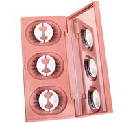 Outanaya Self Adhesive Lashes 3 Pairs Fiber False Eyelashes Comfortable Fit Your Eyes Multiple Styles Mixed Makeup Accessories for Women Daily Wear