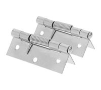 Outanaya Self Closing Door Hinges with Spring Loaded Mechanism Stainless Steel with 2pcs Lightweight and Strong Structure and for Laundry Room and Basement Door for