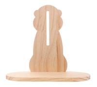 Outanaya Silent Hamster Run Wheel with Wooden Bracket, Large Mute Rotating Exercise Wheel for Hamster Activity and Cage Decoration