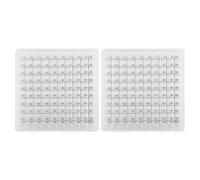 Outanaya Small Tube Box 2pcs With 100 Slots For 1.8ml 2ml 5ml 10ml Tubes Plastic Cold Storage Box For Laboratories And Hospitals