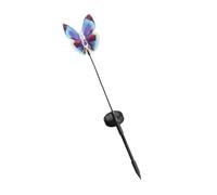 Outanaya Solar Powered Butterfly Stake Light for Garden Lawn Outdoor Decoration Plastic Solar LED Landscape Lamp with Easy Installation Random Color Energy Saving and Weather Random Color