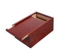 Outanaya Solid Wood Carved Pet Memorial Urn Box with Ample Capacity for Dog Cat Ashes Lightweight Natural Cremation Casket for Funeral Remembrance and Sympathy Keepsake