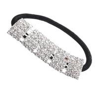 Outanaya Spiral Hair Ties Rhinestone Ponytail Holders Elastic Band Bracelets No Crease Hair Bands for Girls Women for Birthday Christmas Parties