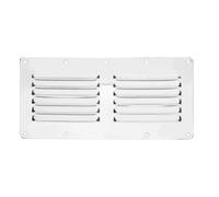 Outanaya Stainless Steel Rectangular Louvered Air Vent Cover for Boats Marine Exhaust Ventilation Grille Boat Cabin Ventilation Hardware Sturdy for Sailing and Yachts