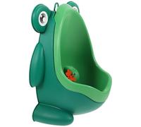 Outanaya Standing Potty for Boy with Cartoon Design, Easy to Clean Pp Material Toddler Urinal Featuring Removable Waste Tank and Rotating Water Wheel, Space-Saving Hanging Style