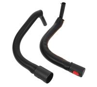 Outanaya Stroller Armrest Bar Replacement Bumper Guardrail Handle with Comfortable Leather Surface Detachable Safety Attachment for Pushchair Stain-Resistant and Easy to Clean