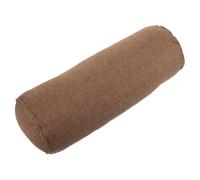 Outanaya Supple Cotton Linen Yoga Bolster Pillow for Women Cylinder Shaped Meditation Cushion for Neck Support and Leg Rest Multi Purpose Fitness Accessory for Home Gym and Yoga Practice