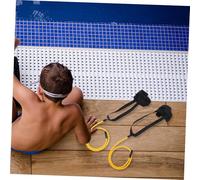 Outanaya Swimming Training Belt with Adjustable Swim Resistance Bands for Pool Exercise Suitable for Indoor Outdoor Pools Low Impact Swim Training Equipment for Adults