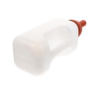 Outanaya Thickened 2l Vertical Calf Milk Bottle with Handle Livestock Nursing Feeder for Cows Lambs and Young Animals Farm Feeding Equipment