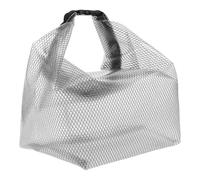 Outanaya Toiletry Bag Travel Wash Bag Lightweight Eva Waterproof Drawstring Design Unisex Gym Swimming Ample Space Light Grey