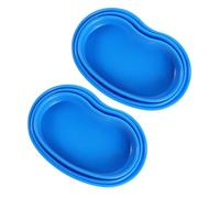 Outanaya Tray Easy Maintenance with Six Interchangeable Compartments 6pcs Portable Kidney Shaped for Pill Sorting and Medication Organizing, Plastic Small Dispenser Tray for Healthcare