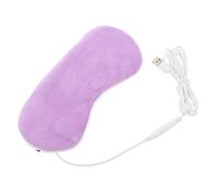 Outanaya USB Electric Eye Heating Pad Warm Compress Eyes Sleep Masks Crystal Velvet for Relaxation and Traveling 7.66x3.54x0.39in