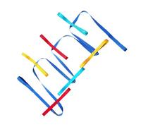 Outanaya Walking Rope Bright Preschool Line Rope Outdoor Safety Walking Harness for Group Travel Independence and Security with Comfortable Distance Handles