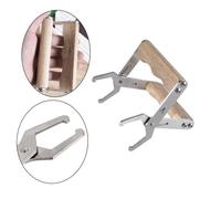 Outanaya Wood Handle Bee Hive Holder Lifter Clamp Grip Tool for Beekeepers Apiculture Frame Removal Easy Use Frame Grip