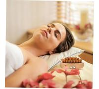 Outanaya Wooden Airbag Meridian Massage Brush Ergonomic Body Massager for Scalp Back Belly Relaxation Portable Spa Tool for Muscle Relief and Skin Stimulation