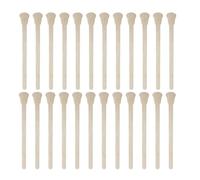 Outanaya Wooden Waxing Applicator Sticks Not Easily Broken 100pcs for Hair Removal, Disposable Wax Sticks Prevent Cross-contamination for Beauty Salons and Travel Use