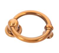 Outanaya Zinc Alloy Exterior Door Knocker Rust-Resistant Front Door Hardware for Home and Hotel Security Classic Ring Design for Reliable Visitor Communication