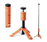 OUTASK Camping Lantern Rechargeable, Portable Magnetic Camping Lights with 12000mAh Battery, Telescoping IPX6/IPX7 Waterproof Flashlights, Camping Lamp for Emergency, Camping, Hiking (Orange)