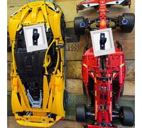 Outback Bricks Wall Mount Bracket, Compatible with Lego Technic McLaren P1 42172, 3D Printed, Wall-Mounted Display Stand