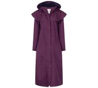 LightHouse Outback Women's Full-Length Waterproof Raincoat - Lightweight, Durable, Stylish - Perfect for Outdoor Adventures - Plum - 16