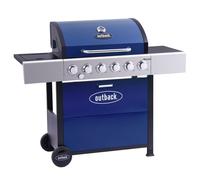 Outback Mercury 6 Burner Gas BBQ in Blue