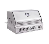 Outback OUT371079 Signiture Pro 4 Burner Gas Built in BBQ - Stainless Steel
