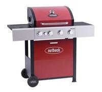 Outback OUT371149 Mercury 4 Burner Gas BBQ - Red