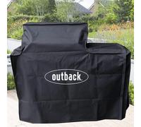 Outback Premium Cover for Signature II 6 Burner BBQ (Fits both with and without Gas Bottle Holder) ? Genuine Outback Accessory - OUT370778, Black