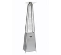 Outback Signature Flame Tower Pyramid Gas Patio Heater - Stainless Steel