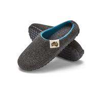Outback Slippers - Charcoal & Turquoise (UK 6 | EU 39)