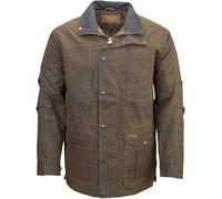 Outback Trading Company Men's 2180 Deer Hunter Waterproof Breathable Cotton Oilskin Outdoor Jacket, Bronze, M