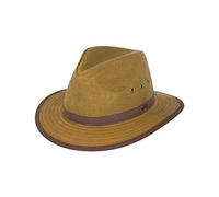 Outback Trading Company Men's Madison River Sun-Protective Waterproof Crushable Cotton Oilskin Hat