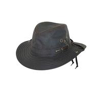 Outback Trading Men's 1497 River Guide UPF 50 Waterproof Breathable Outdoor Cotton Oilskin Hat Hat