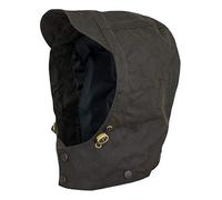 OUTBACK TRADING Oilskin Unisex Waterproof Western Hood, Brown, Large